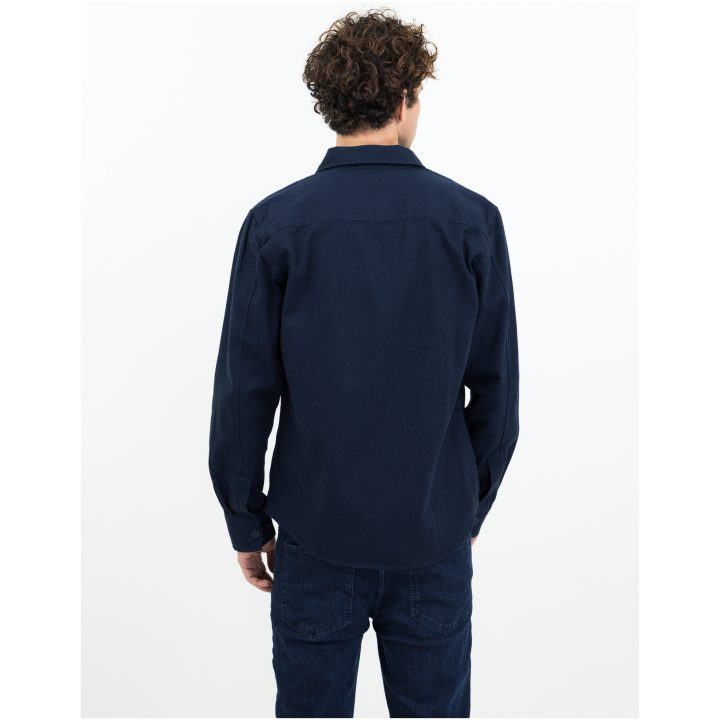 Overshirt Highwoods Marinblå James Harvest – bild 3