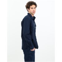 Overshirt Highwoods Marinblå James Harvest