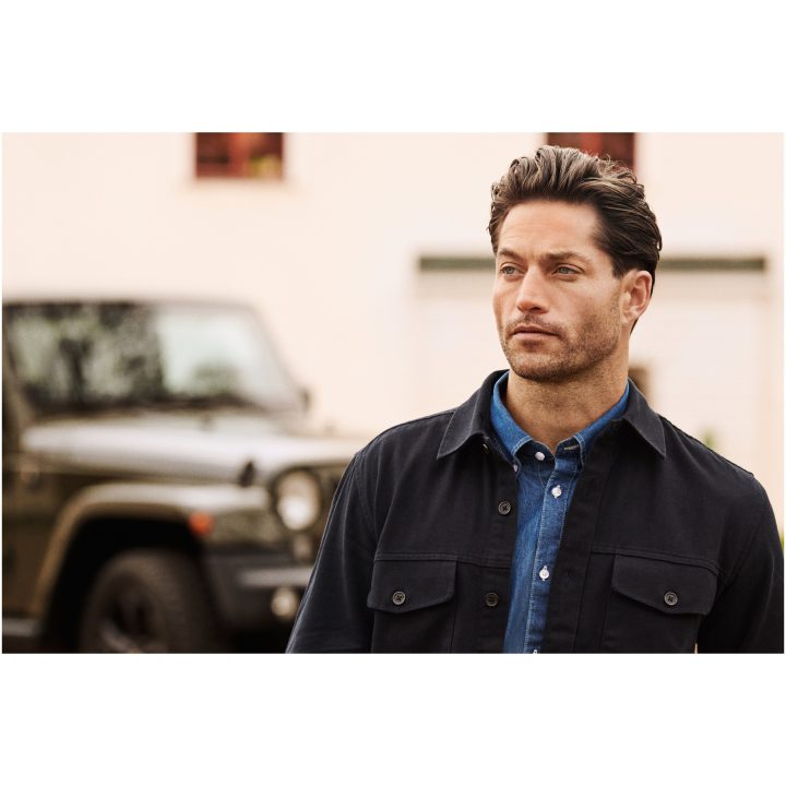 Overshirt Highwoods Svart James Harvest – bild 5