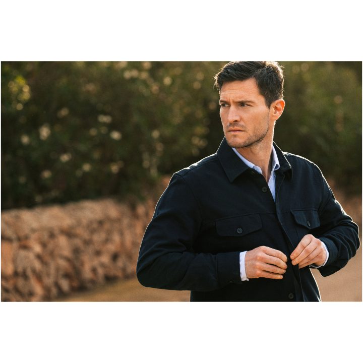 Overshirt Highwoods Svart James Harvest – bild 8