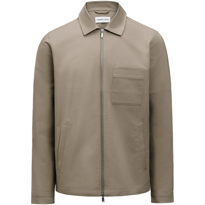 Overshirt Modern Zip Valnöt J.Harvest & Frost XS – bild 2
