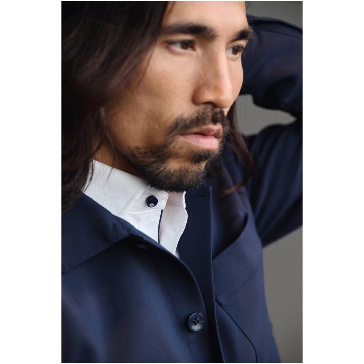 Overshirt Patch Pocket Marinblå J.Harvest & Frost XXS – bild 10