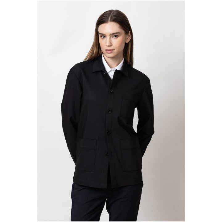 Overshirt Patch Pocket Svart J.Harvest & Frost XXS – bild 5