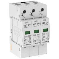 ÖVERSPÄNNINGSSKYDD TYP2SOLCELL 1000V DC V20-C 3PH1000