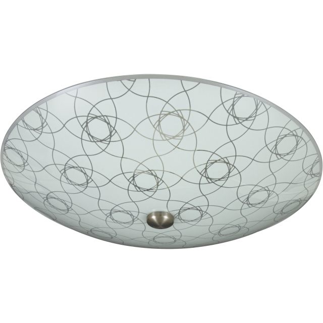 Oxalis Plafond, Vit/stål Aneta Lighting