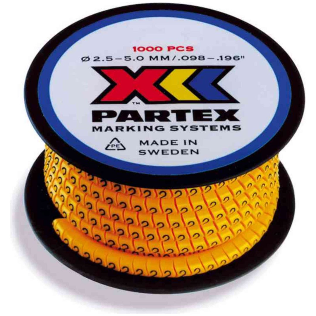 PA 1/12 Märkning 1/9, 2-paginerad 000-0999 Partex