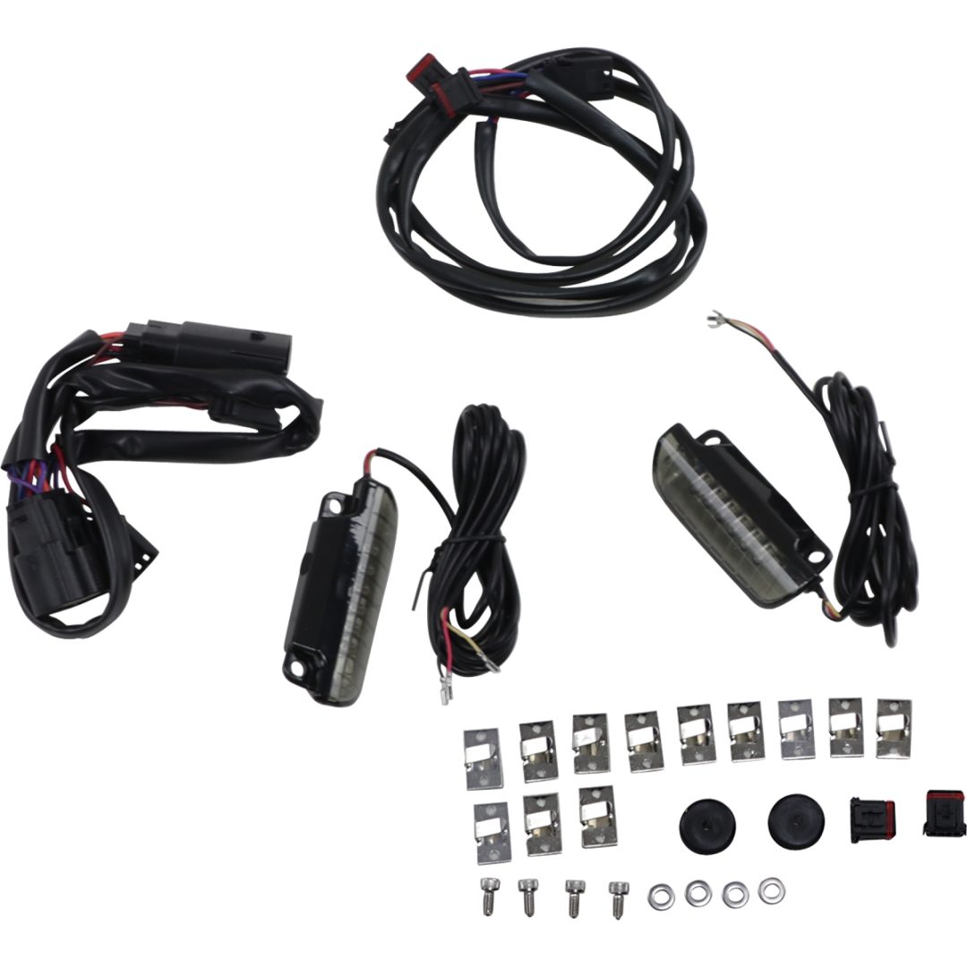 Packhållare Led Ljusramp Rökfärgad CUSTOM DYNAMICS Baklyktssats