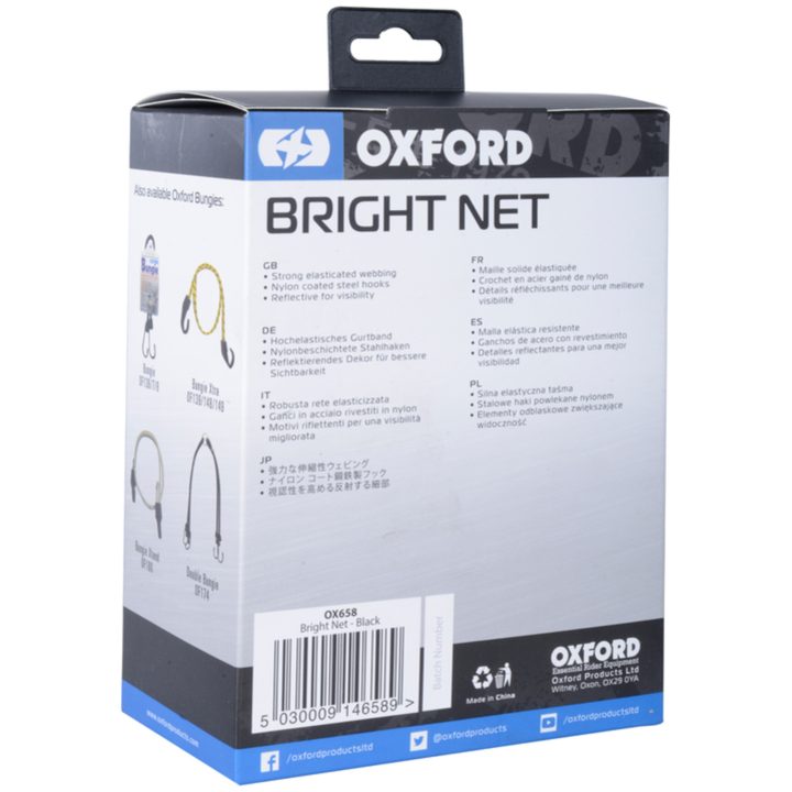Packnät Cargo Reflective OXFORD Svart – bild 3