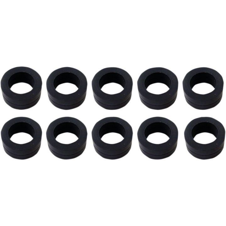 Packning Fitting Svart DRAG SPECIALTIES SEAL OIL LINE 10PK – bild 2