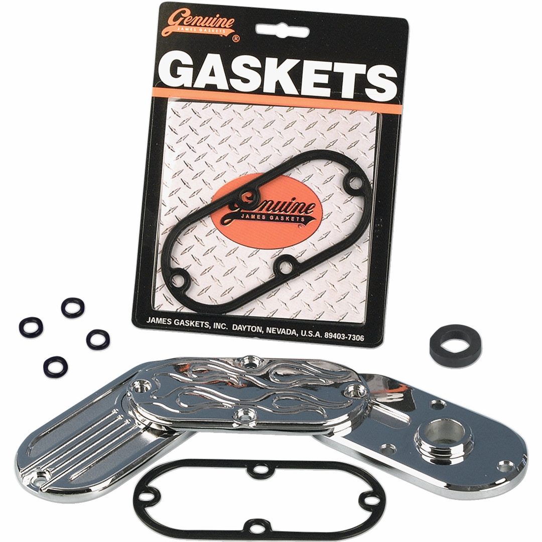 Packningskit Inspektionslucka Gummi/Stål JAMES GASKET INSP GSKT MET/RUBR65-06BT