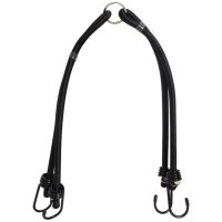 Packrem Double Bungee Svart OXFORD