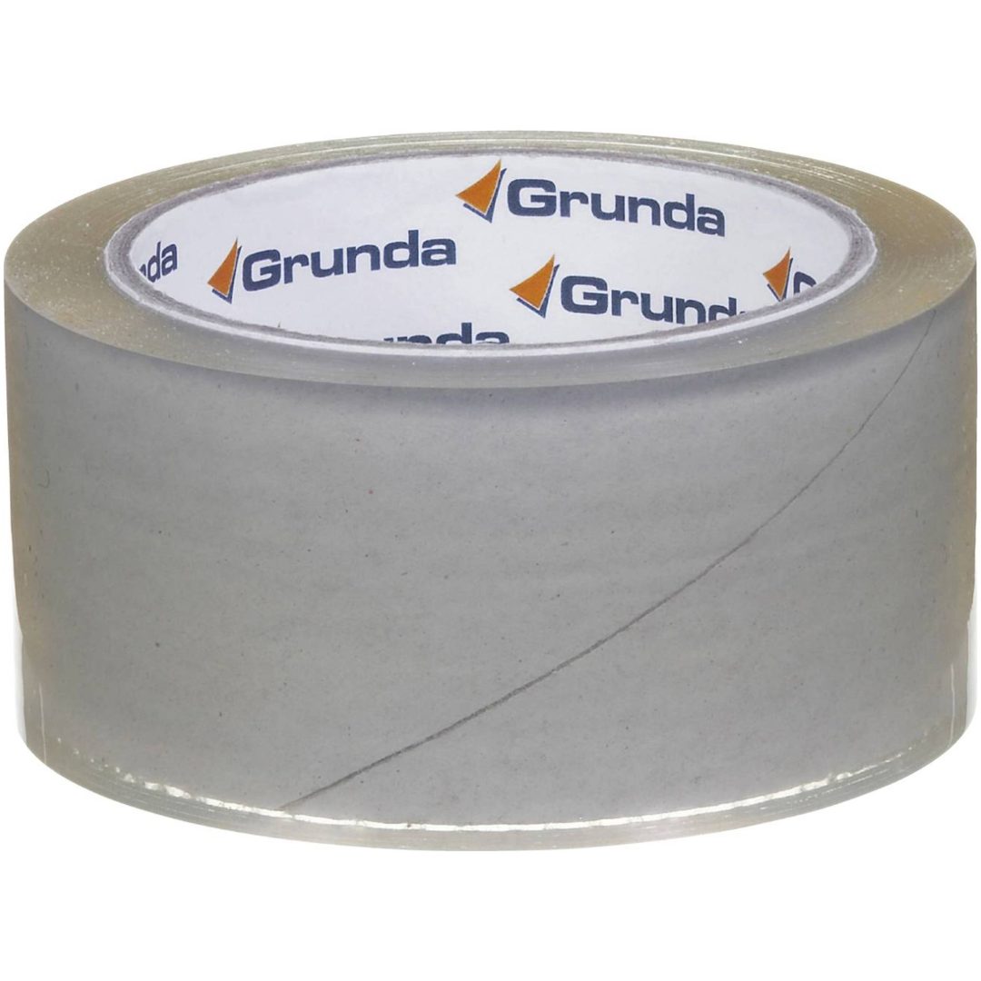 Packtejp PP lågljudande Grunda TEJP PACK PP LN 50MMX66M TRSP