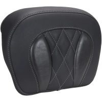PAD BACKREST CHOPPED TPAK GUN METAL GRAY THREAD