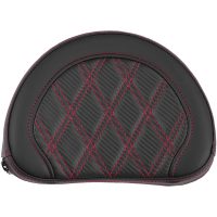 PAD BR CONTOURED CF LS RED STITCH
