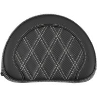 PAD BR CONTOURED CF LS WHT STITCH