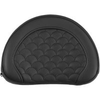 PAD BR CONTOURED DS BLK STITCH