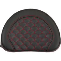 PAD BR CONTOURED DS RED STITCH