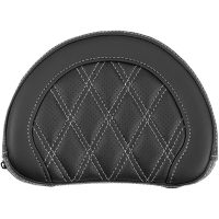 PAD BR CONTOURED LS WHT STITCH