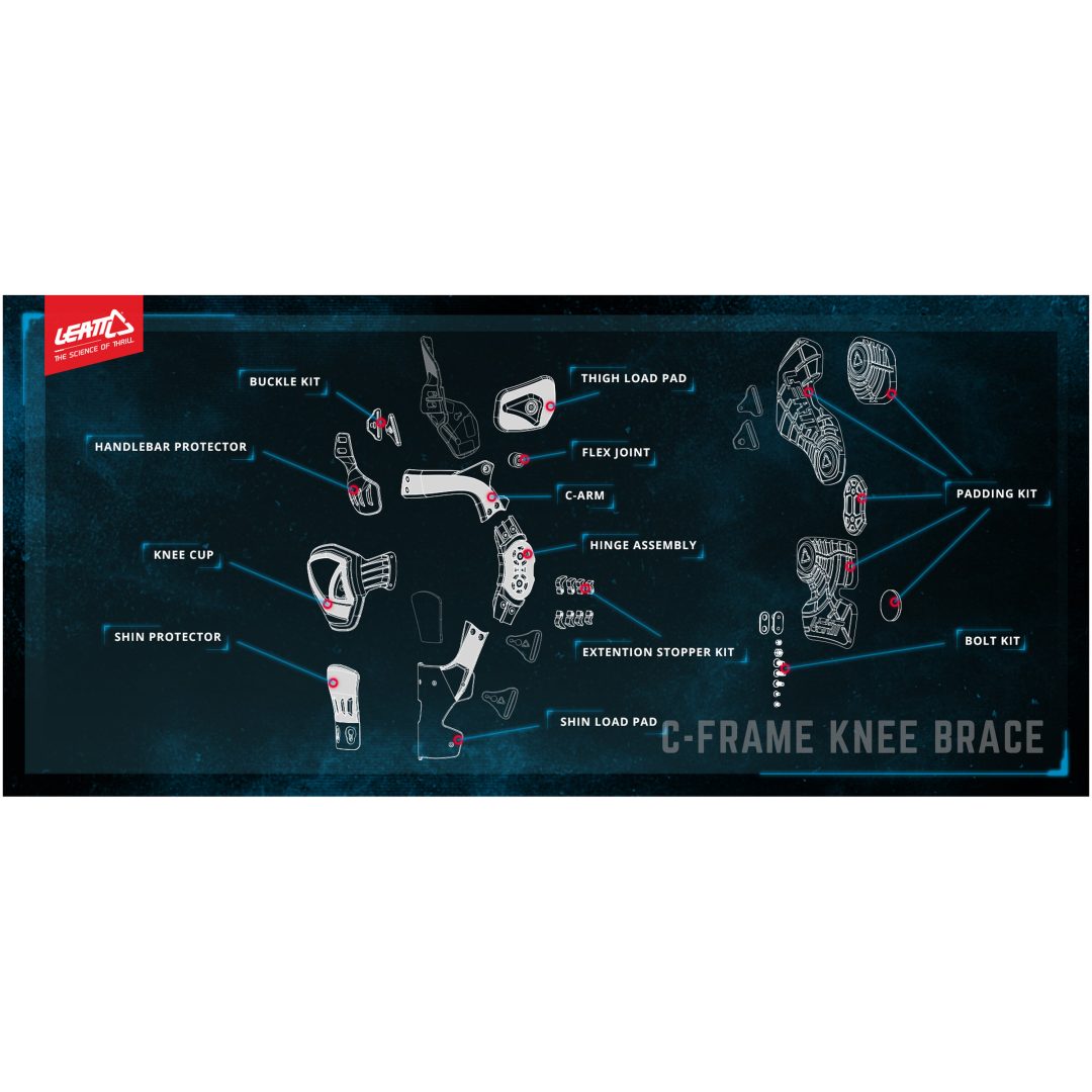 Padding Kit Junior C-Frame Leatt – bild 2