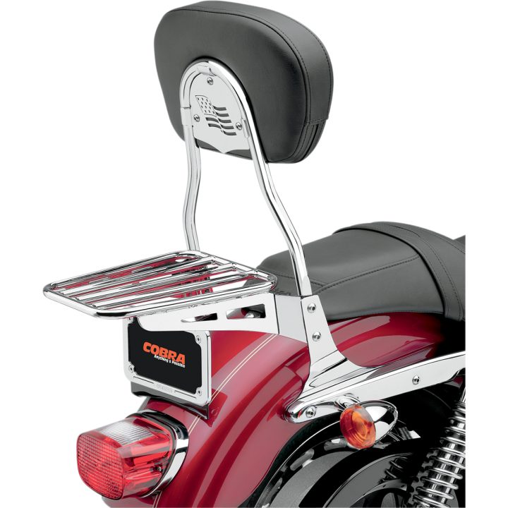Pakethållare Sissy Bar Tubular Stål COBRA H/K/Y – bild 2