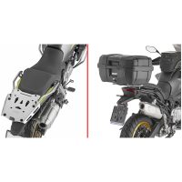 Pakethållare Specifik MONOKEY Anodiserad Aluminium Givi