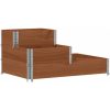 Pallkrage 3 nivåer brun 120x80 cm massiv furu vidaXL 120 x 80 cm (60 x 40 cm) – miniatyr 2