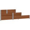 Pallkrage 3 nivåer brun 120x80 cm massiv furu vidaXL 120 x 80 cm (60 x 40 cm) – miniatyr 6