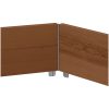 Pallkrage sexhörning brun massiv furu vidaXL 160 x 160 cm – miniatyr 5