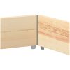 Pallkrage sexhörning massiv furu vidaXL 160 x 160 cm – miniatyr 6