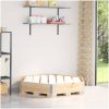 Pallkrage sexhörning massiv furu vidaXL 160 x 160 cm – miniatyr 1