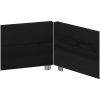 Pallkrage sexhörning svart massiv furu vidaXL 160 x 160 cm – miniatyr 5