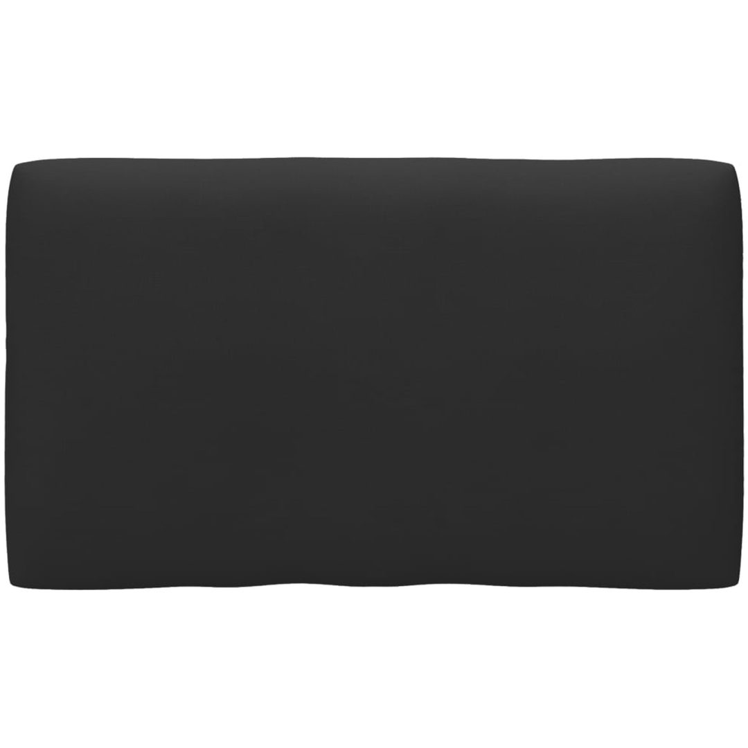 Pallsoffa 2-sits med dynor svart impregnerad furu vidaXL – bild 10