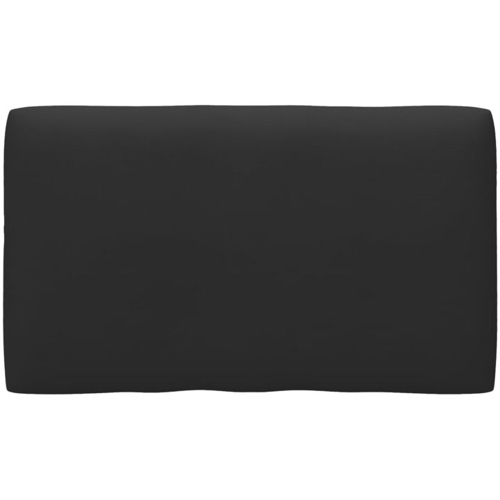 Pallsoffa 2-sits med dynor svart impregnerad furu vidaXL – bild 10