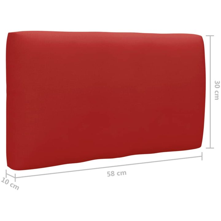 Pallsoffa 2-sits med dynor vit impregnerad furu vidaXL – bild 9