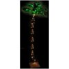 Palmträd med LED varmvit 136 LEDs vidaXL 220 cm – miniatyr 3