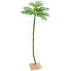 Palmträd med LED varmvit 136 LEDs vidaXL 220 cm – miniatyr 1