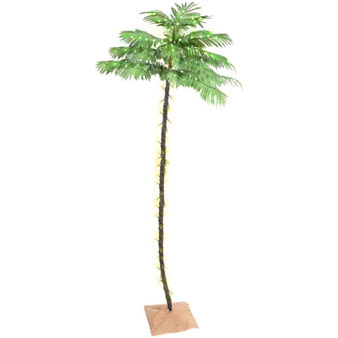 Palmträd med LED varmvit 252 LEDs vidaXL 400 cm
