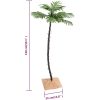 Palmträd med LED varmvit 88 LEDs vidaXL 150 cm – miniatyr 10