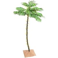 Palmträd med LED varmvit 88 LEDs vidaXL
