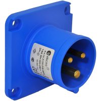 Panelintag, Infällt, Rakt, 16A, 2P+J, 230V, 6h, IP44 (70x70) MALMBERGS
