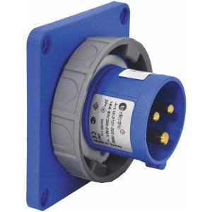 Panelintag, Infällt, Rakt, 16A, 2P+J, 230V, 6h, IP67 (83x90) MALMBERGS