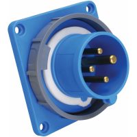 Panelintag, Infällt, Rakt, 16A, 3P+J, 230V, 9h, IP67 (83x90) MALMBERGS