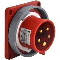 Panelintag, Infällt, Rakt, 16A, 3P+N+J, 400V, 6h, IP67 (83x90) MALMBERGS