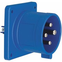 Panelintag, Infällt, Rakt, 32A, 3P+J, 230V, 9h, IP44 (75x75) MALMBERGS