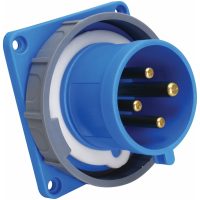 Panelintag, Infällt, Rakt, 32A, 3P+J, 230V, 9h, IP67 (83x90) MALMBERGS