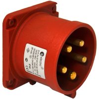 Panelintag, Infällt, Rakt, 32A, 3P+N+J, 400V, 6h, IP44 (70x70) MALMBERGS
