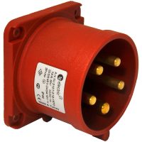 Panelintag, Infällt, Rakt, 32A, 3P+N+J, 400V, 6h, IP44 (75x75) MALMBERGS