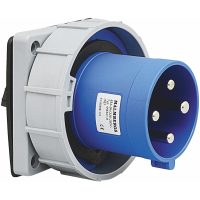 Panelintag, Infällt, Rakt, 63A, 3P+J, 230V, 9h, IP67 (100x107) MALMBERGS