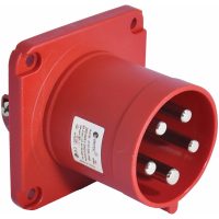 Panelintag, Infällt, Rakt, 63A, 3P+N+J, 400V, 6h, IP67 (100x107) MALMBERGS