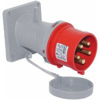 Panelintag, Infällt, Snett, 16A, 3P+N+J, 400V, 6h, IP44 (85x85) MALMBERGS